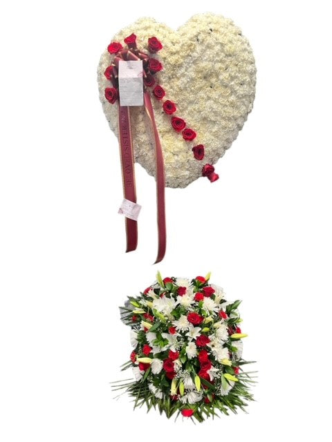 XL Bleeding Heart with White Break