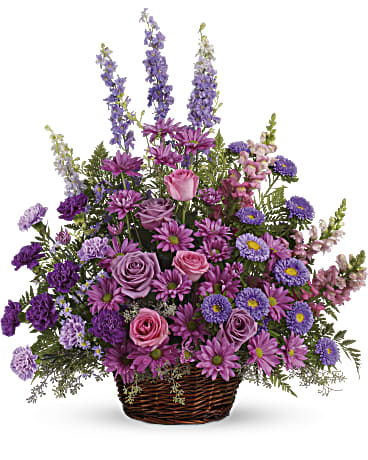 TF Gracious Lavender Basket