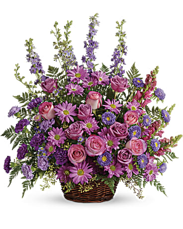 TF Gracious Lavender Basket