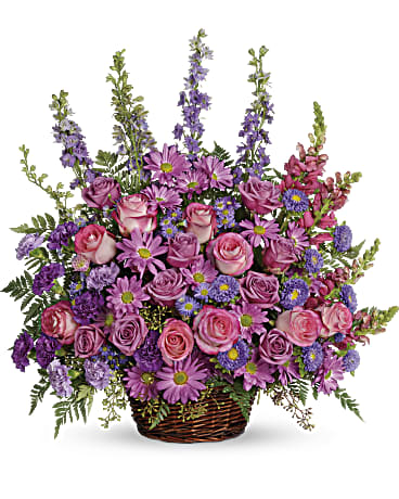 TF Gracious Lavender Basket