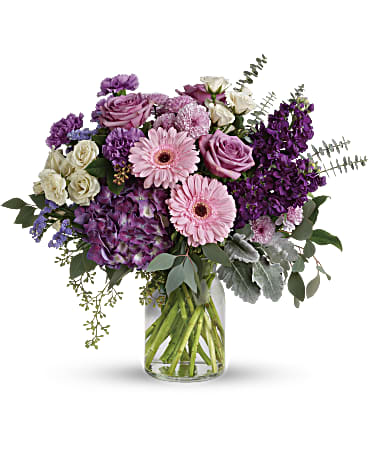 Magnificent Mauves-Distinctive and rare floral arrangement for anniversaries, featuring exotic and unique flowers